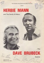 1980 Melbourne, Australia - concert with Herbie Mann 